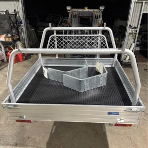 TipTop Dual Cab Aluminium Tray with Ladder Rack | 1700 x 1800mm