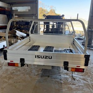 Genuine Isuzu Dual Cab Aluminium Tray with Ladder Rack | 1800 x 1800mm