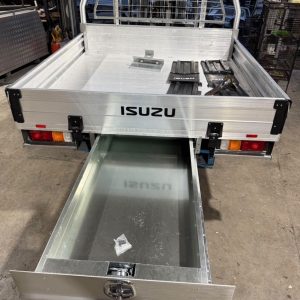 Genuine Isuzu Dual Cab Aluminium Tray with Trundle Drawer | 1800 x 1800mm