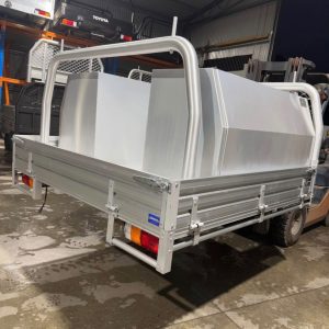 Bocar Dual Cab Tray with Ladder Rack & Toolboxes | 1800 x 1800mm
