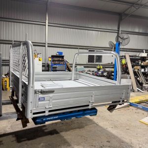 Bocar Dual Cab Tray with Ladder Rack & Trundle | 1800 x 1800mm