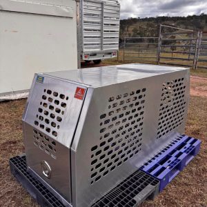 Flat Plate Aluminium Dog Box | 1780W x 700L x 850H