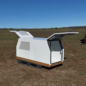 Smart Trailers Half Canopy and Half Dog Box | 1770W x 850H
