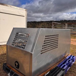 Smart Trailers Half Dog Box and Half Canopy | 1770W x 800L x 850H