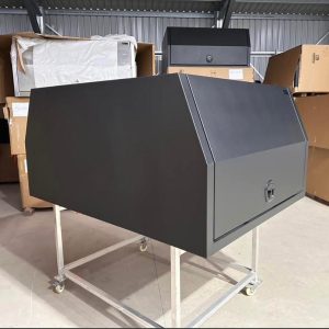 1400mm Black Aluminum Canopy | 1400L x 1775W x 860H
