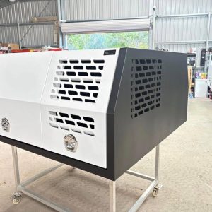 1800mm Aluminum Canopy with 1/4 Dog Section | Matt Black